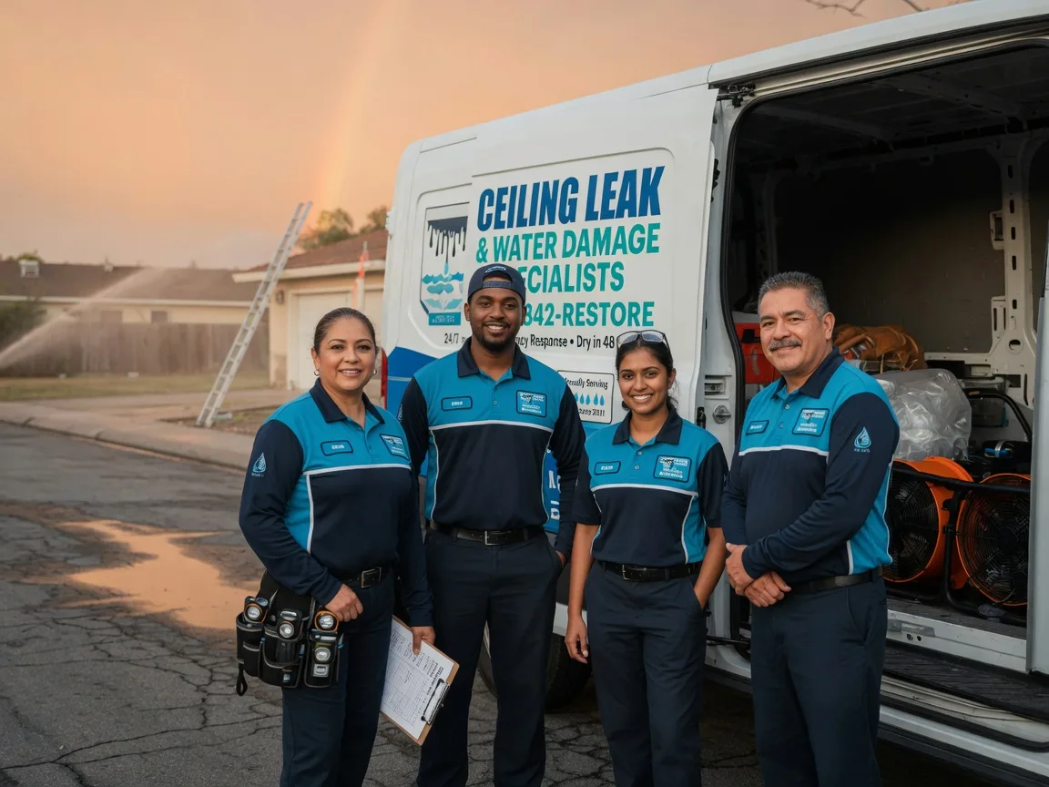 Ceiling Leak Cleanup company in National City, CA