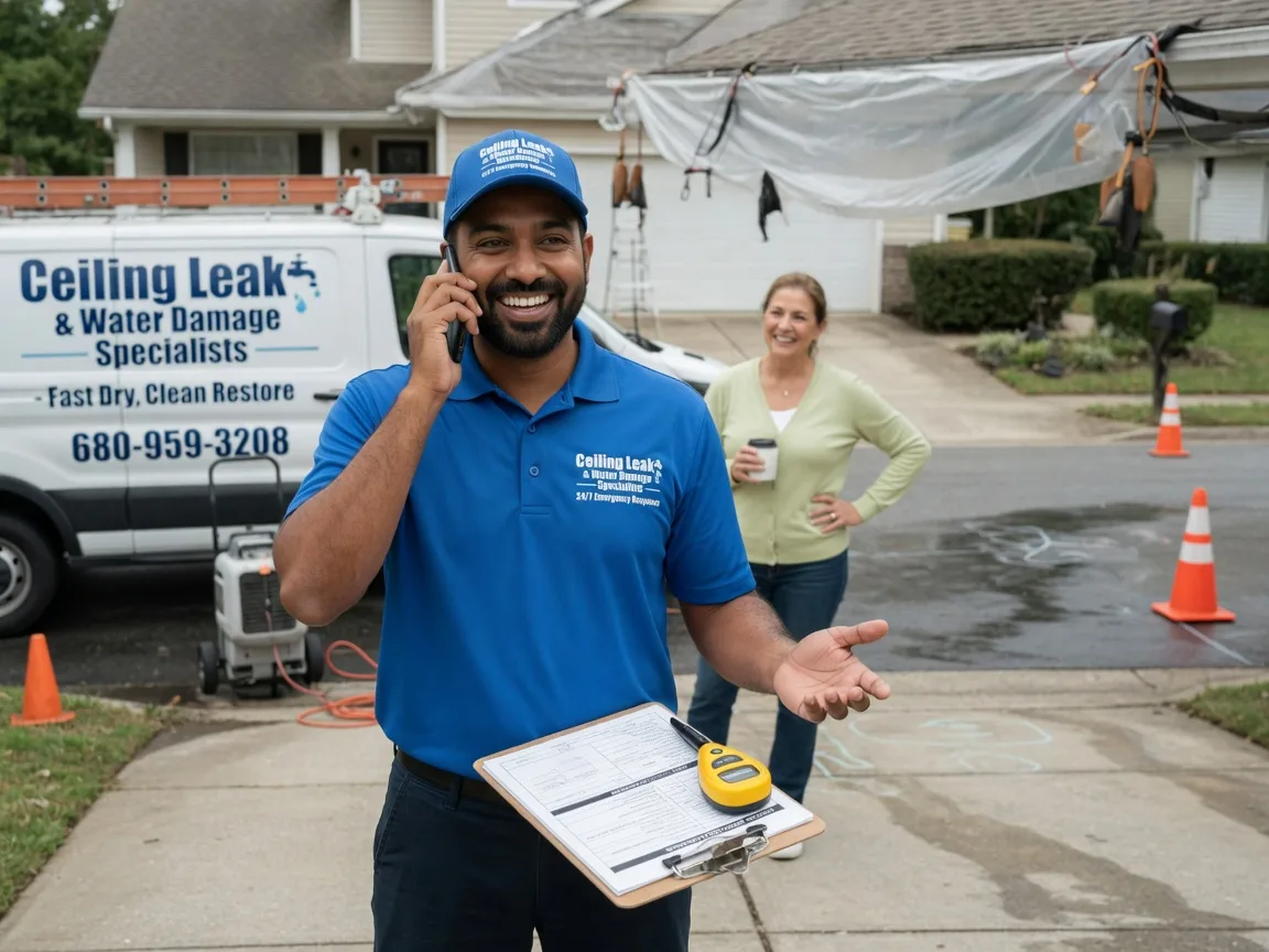 Ceiling Leak Cleanup National City, CA FAQs